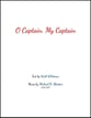 O Captain My Captain SATB choral sheet music cover